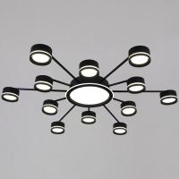 Потолочная люстра Reluce 20590-0.3-6+6+1 Black