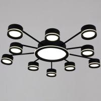 Потолочная люстра Reluce 20590-0.3-5+5+1 Black