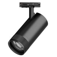 Трековый светильник для однофазного/трехфазного шинопровода Barra 20-55G с тонким адаптером Lightstar Canno Pro C4307SS