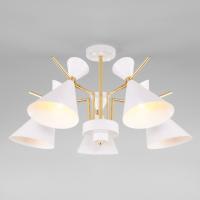 Люстра на штанге Eurosvet 70114/5 белый Smart a047641