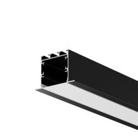 Алюминиевый профиль встраиваемый с накладным фланцем 50x35 Maytoni Led Strip ALM-5035T-B-2M 632012