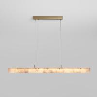 Подвесной светильник Eurosvet Alabaster 604053 LED латунь/ алебастр a072022