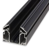 Трековый шинопровод с закладным профилем для натяжного потолка AM Group AM539 2M BK SMART