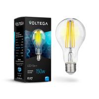 Лампа светодиодная филаментная E27 15W 4000К прозрачная VG10-A1E27cold15W-F 7103