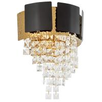Настенный светильник Lumina Deco LDW 7045-2 BK+GD