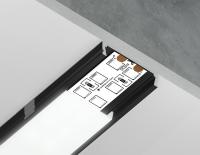 Алюминиевый накладной профиль Ambrella Light Alum Profile GP1800BK