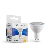 Лампа светодиодная Voltega GU10 7W 2700K 7252
