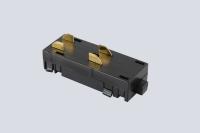 Соединитель питания прямой для накладного шинопровода 220V Crystal Lux CLT 0.205 03 BL