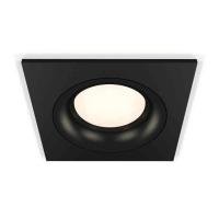 Комплект встраиваемого светильника Ambrella light Techno Spot XC7632002 SBK/PBK черный песок/черный полированный (C7632, N7011)
