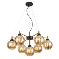 Подвесная люстра IMEX MD.9056-7-P-BK+COP