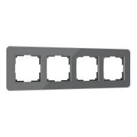 Рамка Werkel Elite на 4 поста графит W0042440
