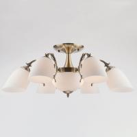 Потолочная люстра Eurosvet 22010/6+2 античная бронза