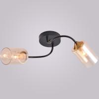 Потолочный светильник Reluce 01608-0.3-02 BK+BRASS