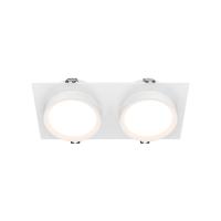 Встраиваемый светильник Maytoni Hoop DL086-02-GX53-SQ-W