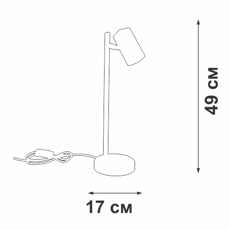 Настольная лампа Vitaluce V2727-1/1L