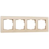 Рамка на 4 поста шампань WL01-Frame-04 Werkel