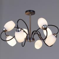 Люстра на штанге Reluce 01270-0.3-08B BK+AB