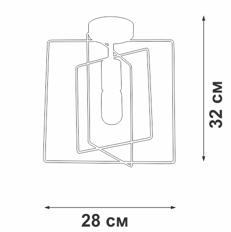 Потолочный светильник Vitaluce V3793-0/1PL