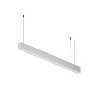 Линейный подвесной светильник Maytoni Technical 4000K 35x67 (Серебро, 1 м) LL312036
