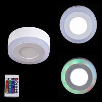 Накладной светильник Reluce 60503-9.0-001TM LED3+3W WH/DL+RGB