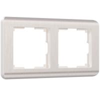 Рамка на 2 поста перламутровый WL12-Frame-02 Werkel
