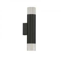 Настенный светильник iLedex Delta 2365-2 BK+SL