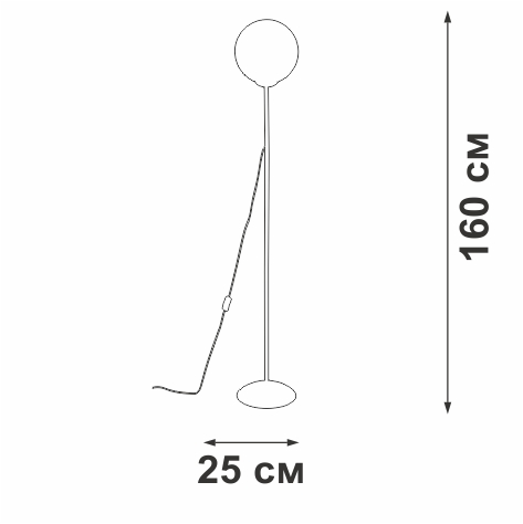 Торшер Vitaluce V2842-0/1P