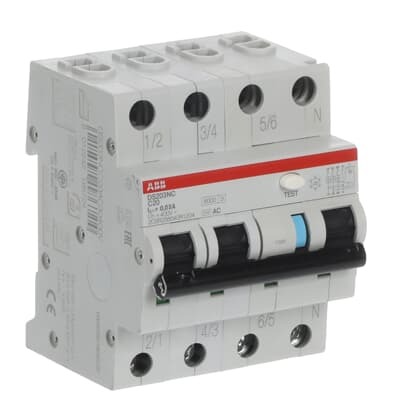 Дифференциальный автомат ABB DS203NC C20A 30mA тип AC 4-модуля