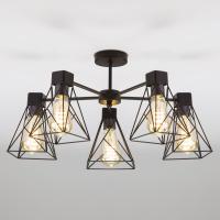 Потолочная люстра Eurosvet 70107/5 черный