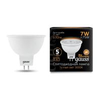 Лампа светодиодная Gauss 101505107 MR16 7W 2700K GU5.3