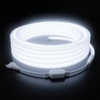 Комплект светодиодного неона Apeyron 220В, 6Вт/м, 300лм/м, 6500К, smd 2835, 144д/м 10м, IP65, с аксессуарами (сетевой шнур, заглушка, крепеж - 10шт) 10-115