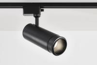 Трековый однофазный светильник Crystal Lux CLT 0.31 021 BK 3CCT ZOOM