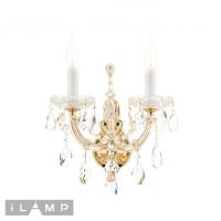 Бра iLamp Diamond W6071-2 GD+CL