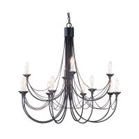Подвесная люстра Elstead Lighting CB12-BLACK