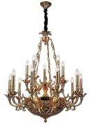 Подвесная люстра Lucia Tucci Firenze 1781.15.3 Antique Gold
