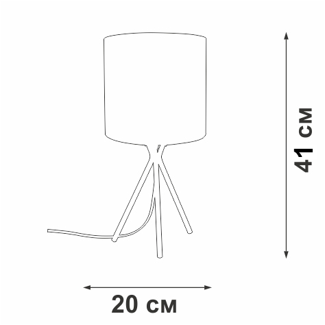 Настольная лампа Vitaluce V29570-1/1L
