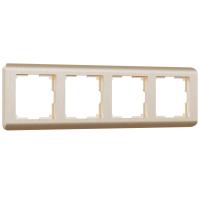 Рамка Stream на 4 поста шампань WL12-Frame-04 Werkel