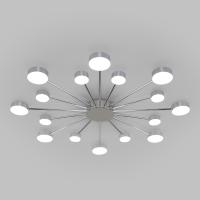 Потолочная светодиодная люстра Eurosvet Nitrino 90242/16 хром