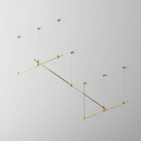 Основание двухуровневое на тросовых подвесах Hang для трековых светильников Maytoni Technical Flarity TFC-Flar-H07-BS