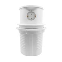 Блок розеток LK-PRF (3 секции полуавтоматический 1 USB + 1 type-C беспроводная зарядка) Mebax 00-00002872