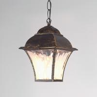 Уличный подвесной светильник GL 1009H Apus H черное золото Elektrostandard