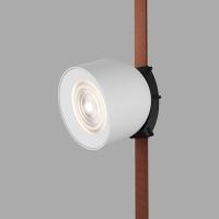 Трековый однофазный светильник Denkirs Belty spot DK5640-WH+BK