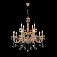 Подвесная люстра Crystal Lux ELIZABETH SP8+4 BRASS