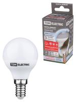 Лампа светодиодная диммируемая TDM Electric Е14 6W 4000K прозрачная SQ0340-0200