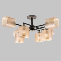 Люстра на штанге IMEX MD.4212-8-S-BK+AB