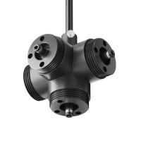 Х-образный вертикальный коннектор с вводом питания Maytoni Shelf CA019L4C-P-B