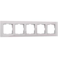 Рамка Favorit на 5 постов дымчатый WL01-Frame-05 Werkel