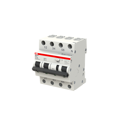 Дифференциальный автомат ABB DS203NC C10A 30mA тип AC 4-модуля