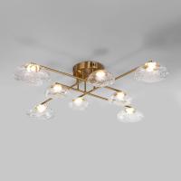 Потолочная люстра Eurosvet Ripple 50389 LED латунь a069026