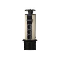 Блок розеток 12S (3 секции и 2 USB) Mebax 00-00001165